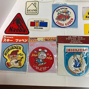 Amazon.co.jp: スキー場ワッペン&ステッカー セット : おもちゃ